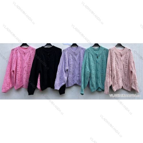 Damen-Strickpullover (uni s-l) ITALIAN FASHION IMC20010