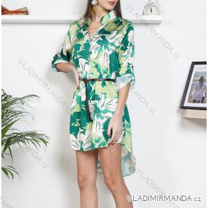 Elegant Long Sleeve Dress Women (S / M.ONE SIZE) ITALIAN FASHION IMM211302