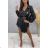 Elegant Long Sleeve Dress Women (S / M.ONE SIZE) ITALIAN FASHION IMM211302