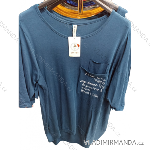 Tunic shirt long sleeve ladies (uni xl-3xl) ITALIAN Fashion IM720024