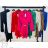 Elegantes Langarmkleid Damen (S / M.ONE SIZE) ITALIAN FASHION IMM211302 rot S/M