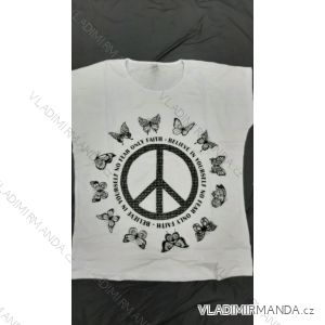 Tričko krátký rukáv dámské nadrozměr (2XL-4XL) TURECKÁ MÓDA TMWG22G12311