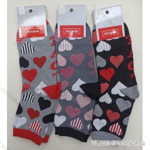 Ponožky slabé veselé valentýn dámské (37-41) POLSKÁ MÓDA DPP22006