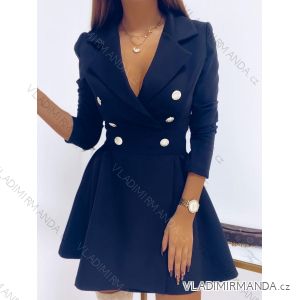 Buttoned Dress with Buttoned Ladies (uni s-m) ITALIAN FASHION IM2203948