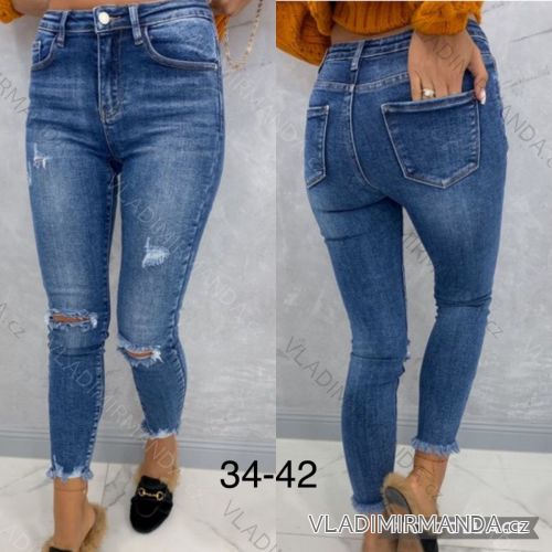Rifle jeans dlouhé dámské (34-42) JEANS JAW22179