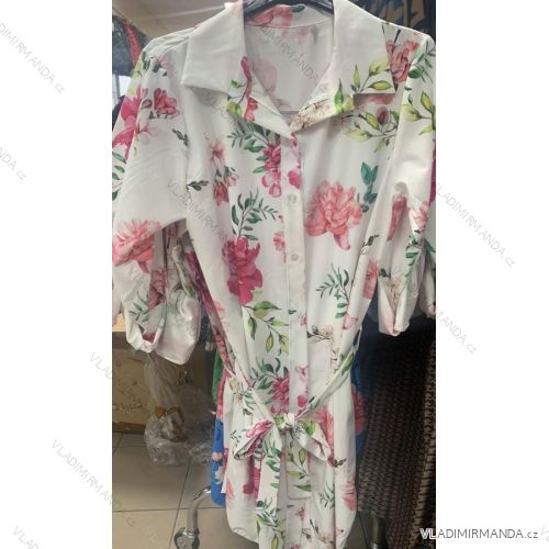 Košeľa dlhý rukáv dámska (S/M ONE SIZE) TALIANSKA MÓDA IMWM22205