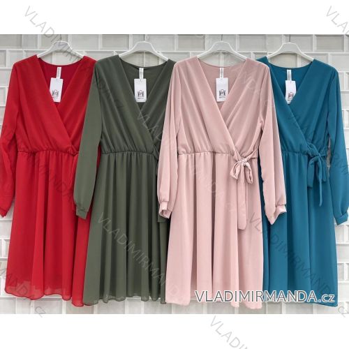 Buttoned Dress with Buttoned Ladies (uni s-m) ITALIAN FASHION IM2203948