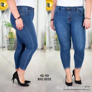 Rifle jeans dlouhé dámské nadrozměr (42-50) JEANS JAW22342