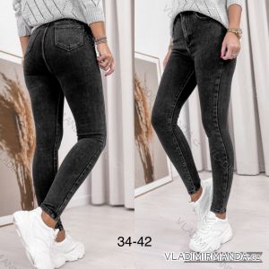 Rifle jeans dlouhé dámské (34-42) M.SARA MSR22484