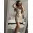 Šaty elegantní společenské třpytivé dámské (S/M ONE SIZE) ITALSKÁ MÓDA IMWG218633 Černá S/M