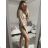Šaty elegantní společenské třpytivé dámské (S/M ONE SIZE) ITALSKÁ MÓDA IMWG218633 Černá S/M