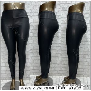 Legíny dlouhé koženkové dámské (2XL-5XL) TURECKÁ MÓDA TMWL229833