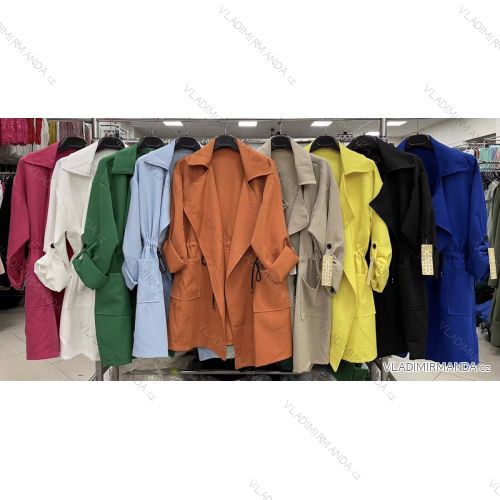 Kabátek jarní dámský (S/M ONE SIZE) ITALSKÁ MÓDA IMWA22572