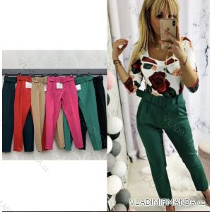 Nohavice dlhé elegantné dámske (S-2XL) TALIANSKA MÓDA IMWB22587