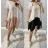 Summer long sleeve flowered women's dress (UNI S / L) ITALIAN FASHION IMK20150