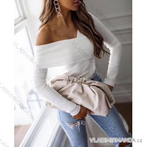 Tričko dlouhý rukáv dámské (S/M ONE SIZE) ITALSKÁ MÓDA IMWK22EB22980