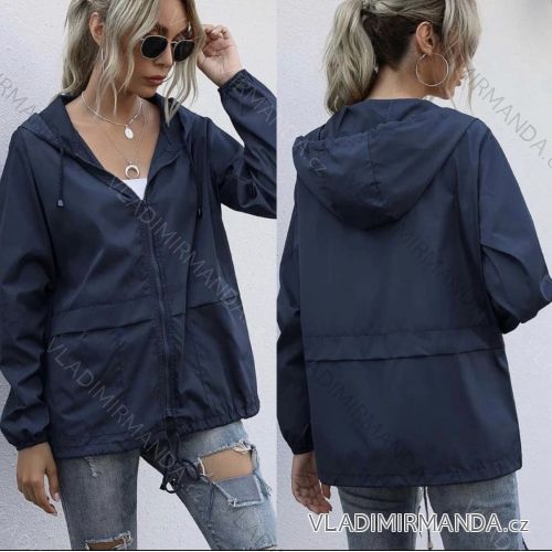 Bunda s kapucňou dámska (M/L ONE SIZE) TALIANSKA MÓDA IMWK22EB22428