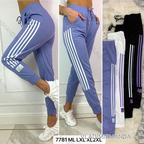 Women's long velvet sweatpants (S-XL) TURKISH FASHION TMWL20633