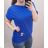 Tunic extended dress mini short sleeve women's OVERSIZE (UNI M / 2XL) ITALIAN FASHION IM720052