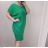 Šaty oversize krátký rukáv dámské nadrozměr (4XL/5XL ONE SIZE) ITALSKÁ MÓDA IM424EDITA