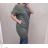 Šaty oversize krátký rukáv dámské nadrozměr (2XL/3XL ONE SIZE) ITALSKá MóDA IM722010 <p>khaki</p> 2XL/3XL