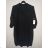 Tunika košilová dlouhý rukáv dámská nadrozměr (3XL/4XL ONE SIZE) ITALSKÁ MODA IMB22501