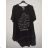 Šaty volnočasové krátký rukáv dámské nadrozměr (2XL/3XL ONE SIZE) ITALSKÁ MODA IMB22502
