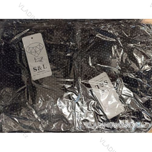 Kalhoty tenké s kapsami dlouhé dámské nadrozměr (L-5XL) SAL SMILING SAL22L-2