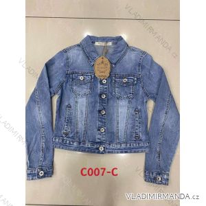 Jeansjacke Oversize Damen (xs-l) italienische Mode IMT19040