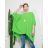 Tunika oversize krátký rukáv dámská nadrozměr (2XL/3XL ONE SIZE) ITALSKÁ MÓDA IMM22155