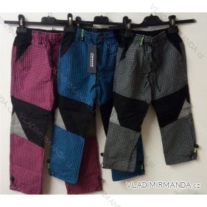Kalhoty plátěné slabé outdoor bavlněné dětské a dorost chlapecké (98-128) GRACE GRA21B-70598/D/52