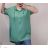 Šaty košilové s kapucí krátký rukáv dámské (XL/2XL ONE SIZE) ITALSKÁ MÓDA IMJ22002