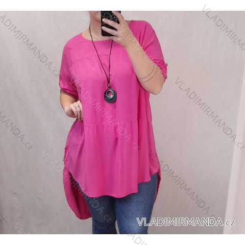 T-shirt tunic long sleeve ladies (l-3xl) TOVTA PM1180440 2XL/3XL pink