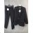 Kleid mit Knöpfen und geknöpften Damen (uni s-m) ITALIAN FASHION IM2203948 schwarz 5XL