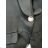 Kleid mit Knöpfen und geknöpften Damen (uni s-m) ITALIAN FASHION IM2203948 schwarz 5XL