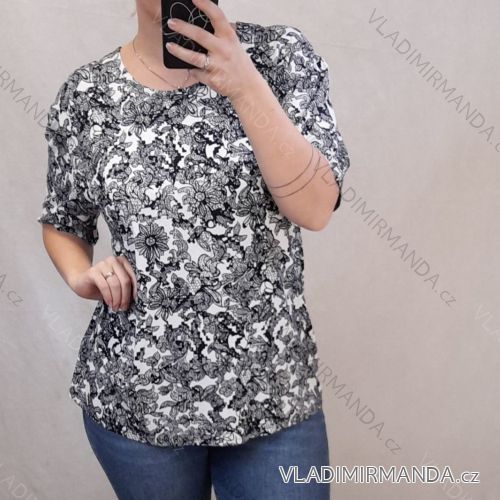 Tunika krátký rukáv dámská (48-58) ČESKÁ MÓDA CRM22MINDY