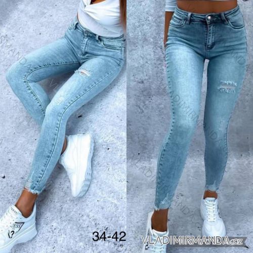 Rifle jeans dlouhé dámské (34-42) JEANS JAW221022