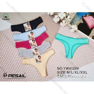 Kalhotky tanga bavlněné dámské (M-2XL) PESAIL PES22YW4122