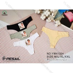 Kalhotky tanga bavlněné dámské (M-2XL) PESAIL PES22YW4132