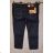 Kalhoty rifle jeans pánské nadrozměrné (54-60) CENTER JEANS CJ21002 modrá tmavá 60