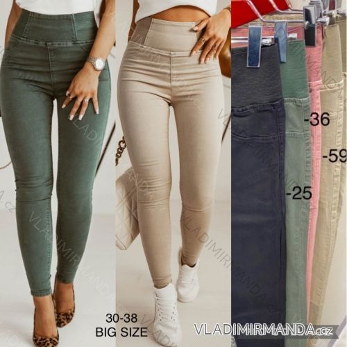 Rifle jeans dlhé dámske (29-38) MSARA MSR22MS2550G-9