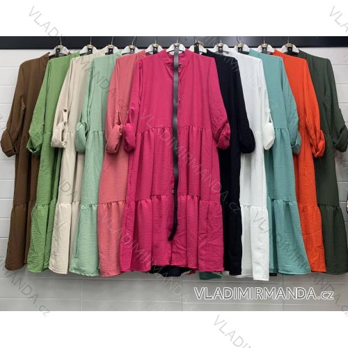 Dress with 3/4-sleeve ladies pocket (uni sl) ITALIAN Fashion IMWD20529