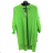 Tunika košilová s páskem 3/4 rukáv dámská (XL/2XL ONE SIZE) ITALSKÁ MÓDA IMM22235