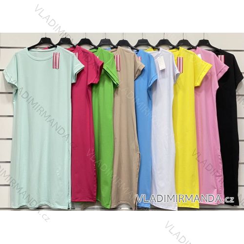 Summer long sleeve flowered women's dress (UNI S / L) ITALIAN FASHION IMK20150