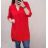 Classic short sleeve dress women (uni s-l) ITALIAN MODA IMC20206 XL/2XL <div><p>Red</p>
</div>