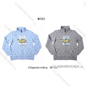 Mikina na zips detská chlapčenská (98-128) WOLF M2253