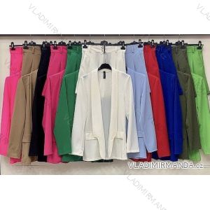 Kleid mit Knöpfen und geknöpften Damen (uni s-m) ITALIAN FASHION IM2203948