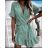 Summer short sleeve summer dress (S / M ONE SIZE) ITALIAN FASHION IMWY21019