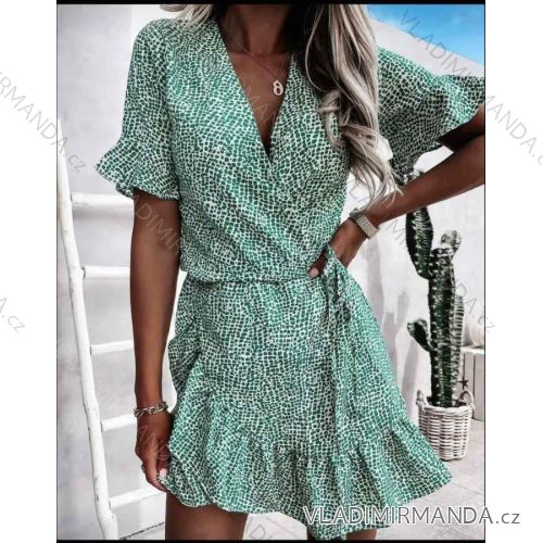 Summer short sleeve summer dress (S / M ONE SIZE) ITALIAN FASHION IMWY21019