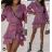 Summer short sleeve summer dress (S / M ONE SIZE) ITALIAN FASHION IMWY21019